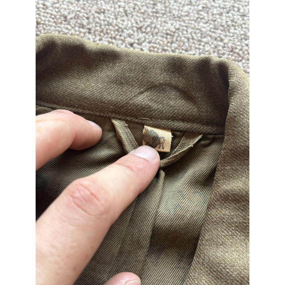 VTG WWII US Army M-1944 Wool Field Ike Jacket⭐️Corporal Chevrons 1940s Cropped⭐️ - Picture 8 of 16